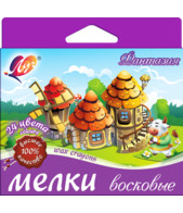 Мелки восковые «Фантазия», 24 цв