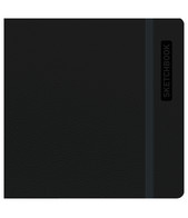 Скетчбук для акварели 145*145 40л «Bright. Black» 200г/м