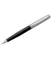 Ручка перьевая Parker «Jotter Originals Black Chrome CT» синяя, 0,8мм,